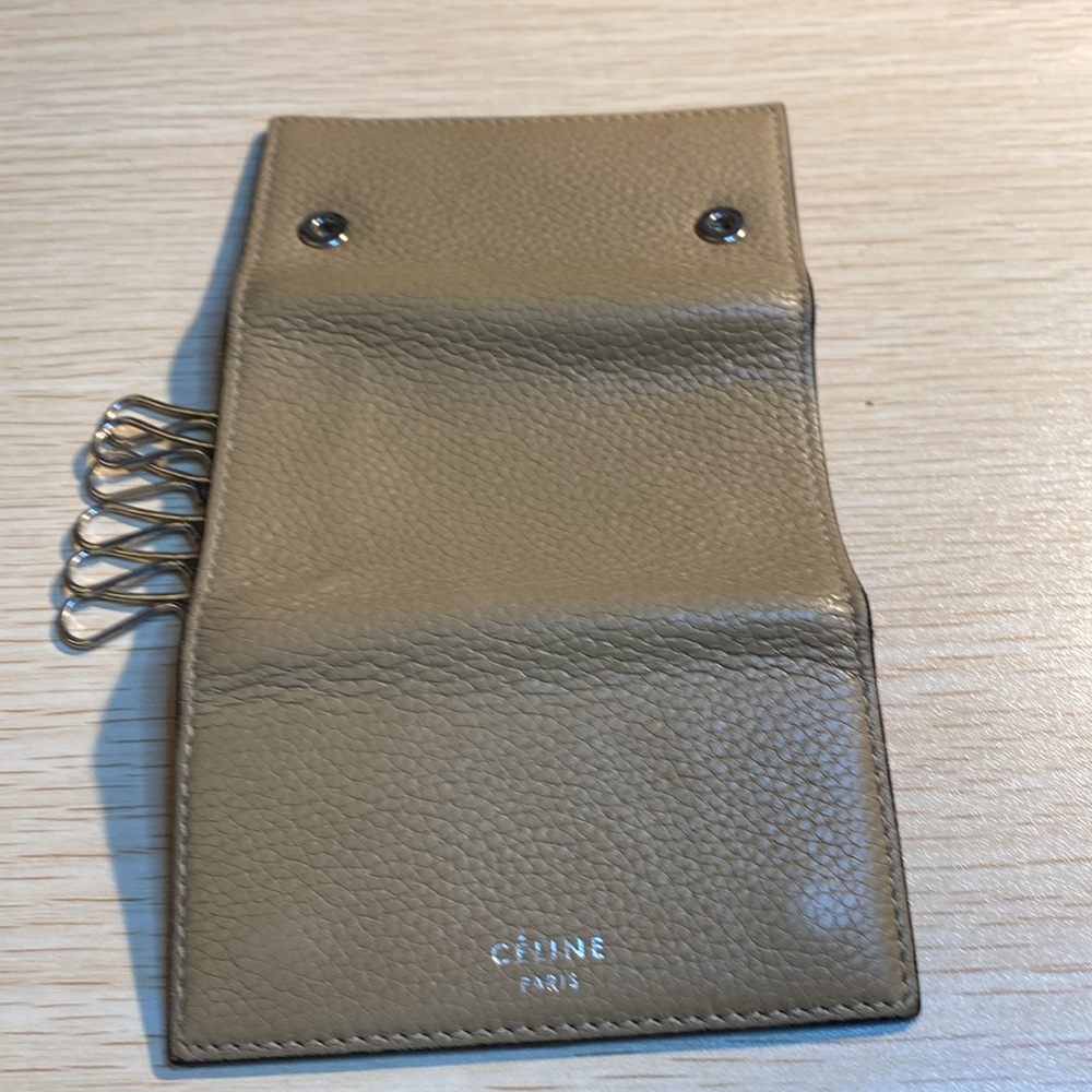 Céline Vintage Tan Leather 6 keycase/2 slot Wallet - Picture 3 of 12